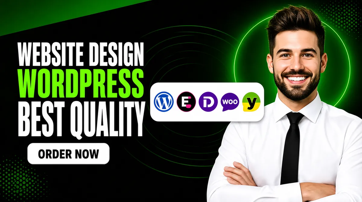 Professional WordPress Website Design Gig Cover