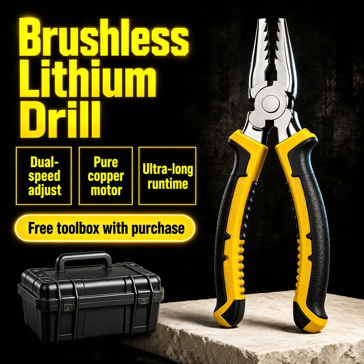 Brushless Lithium Drill — Professional Power Tool