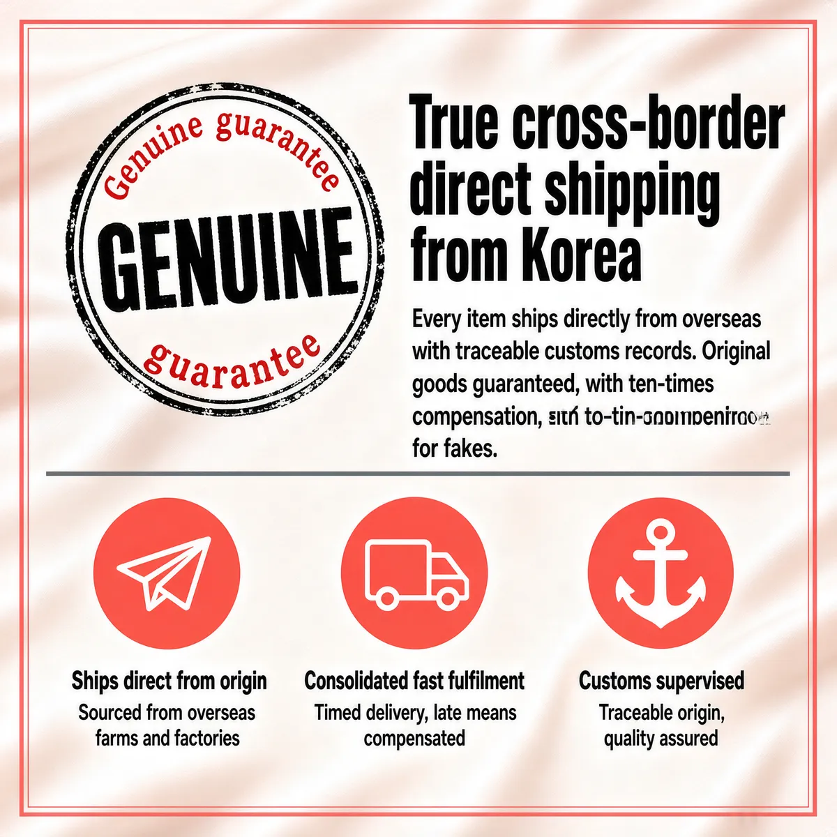 Korea Direct Shipping Service Guarantee