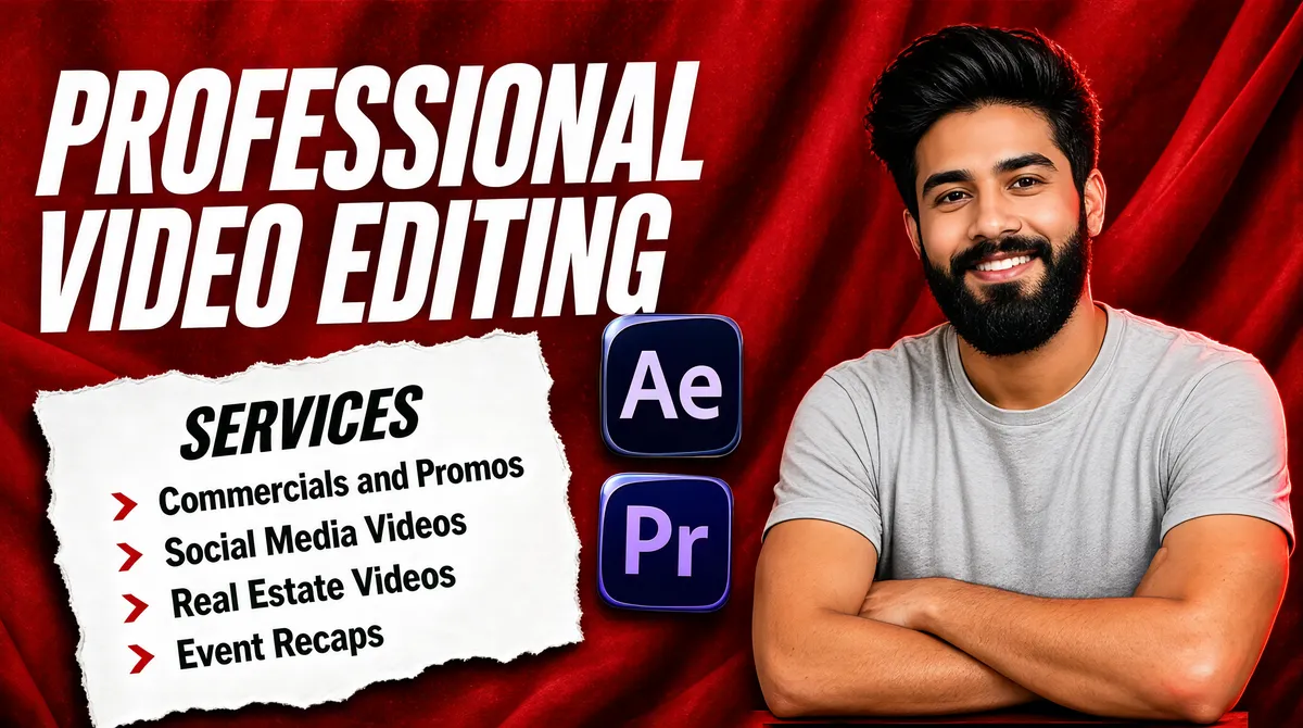 Professional Video Editing Gig Cover