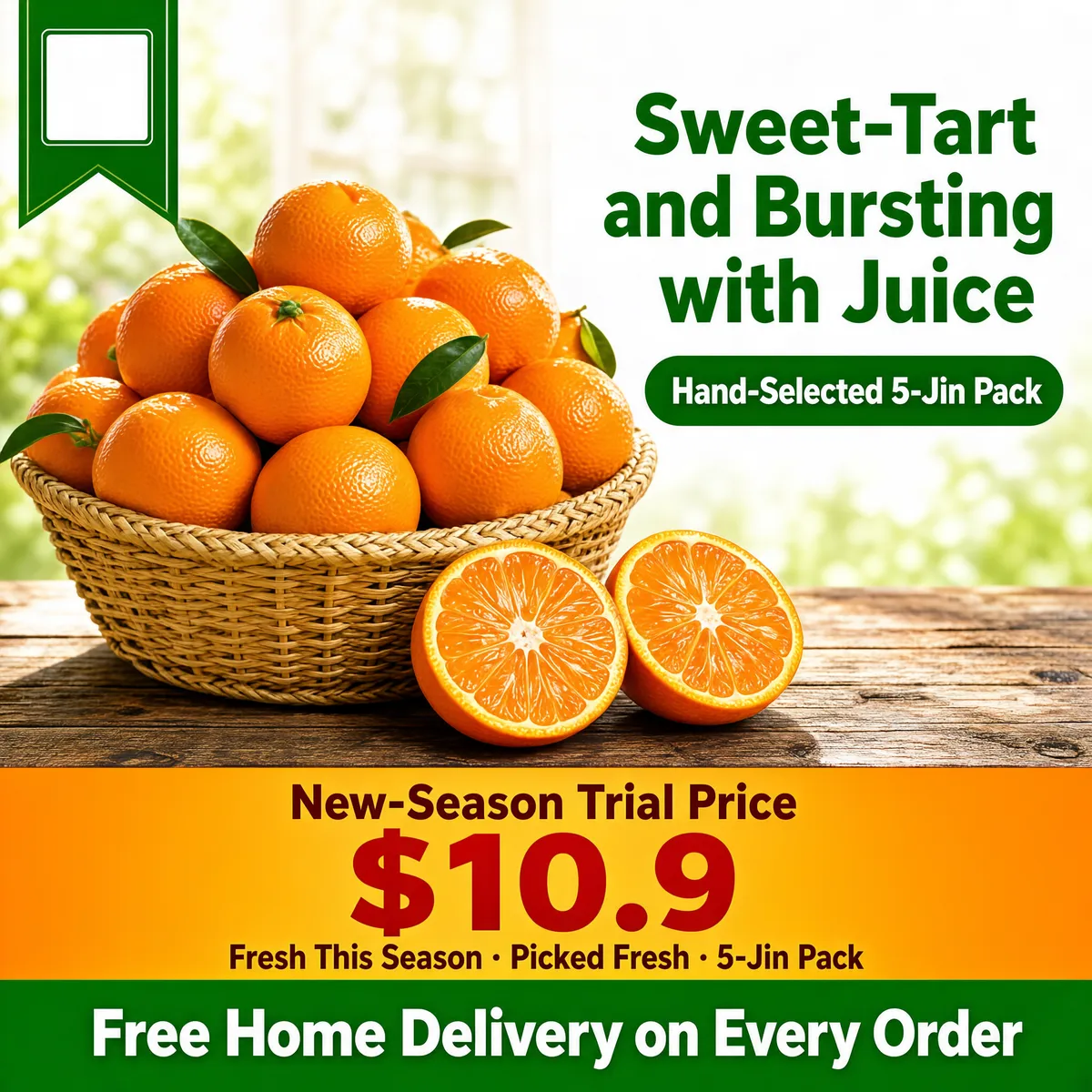 Sweet-Tart Tangerines Fresh Season Promo