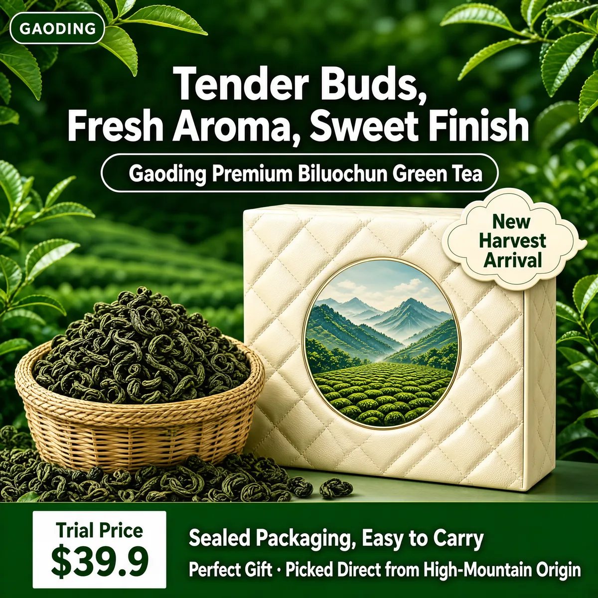 Premium Biluochun Green Tea Gift Box