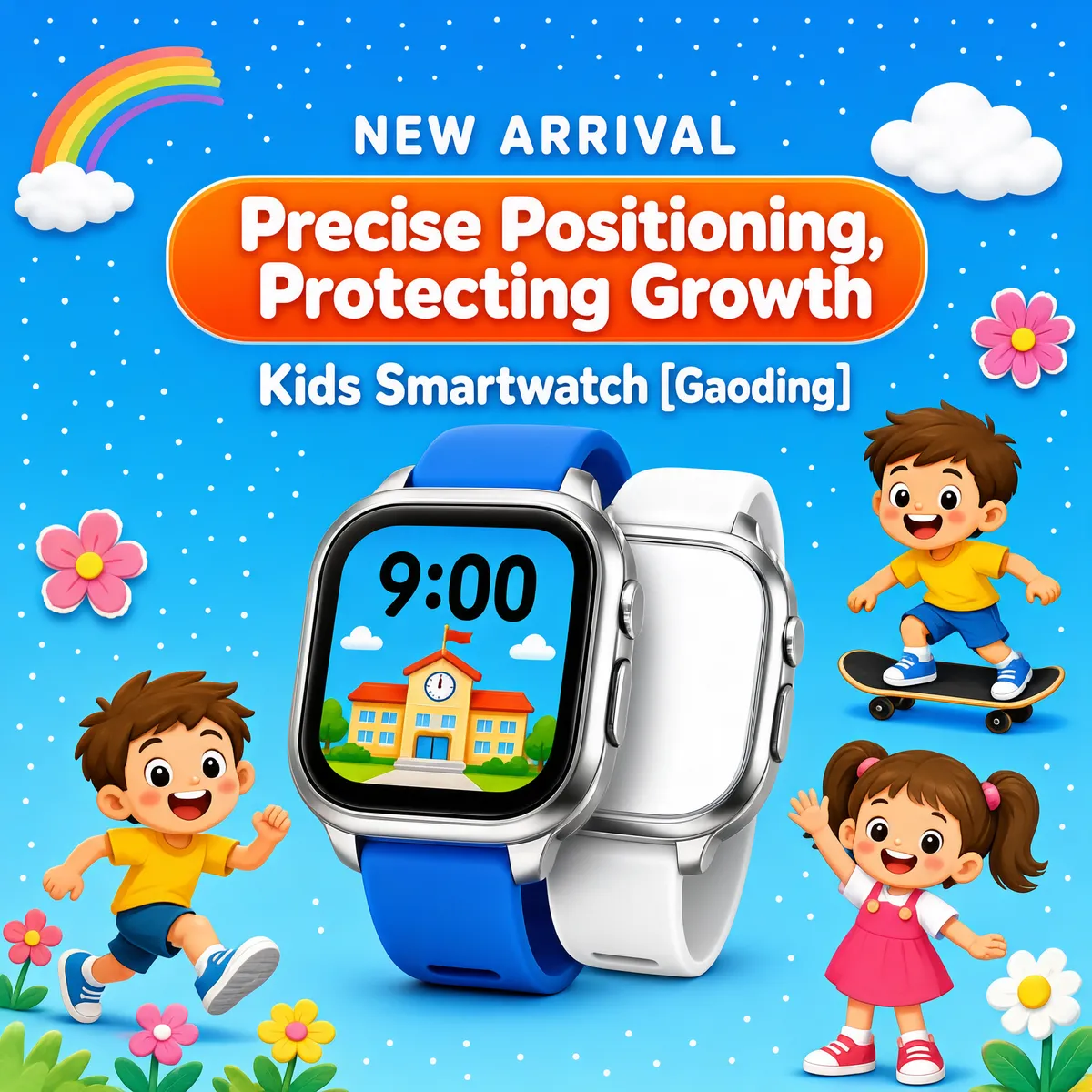 Kids Smartwatch with GPS Positioning