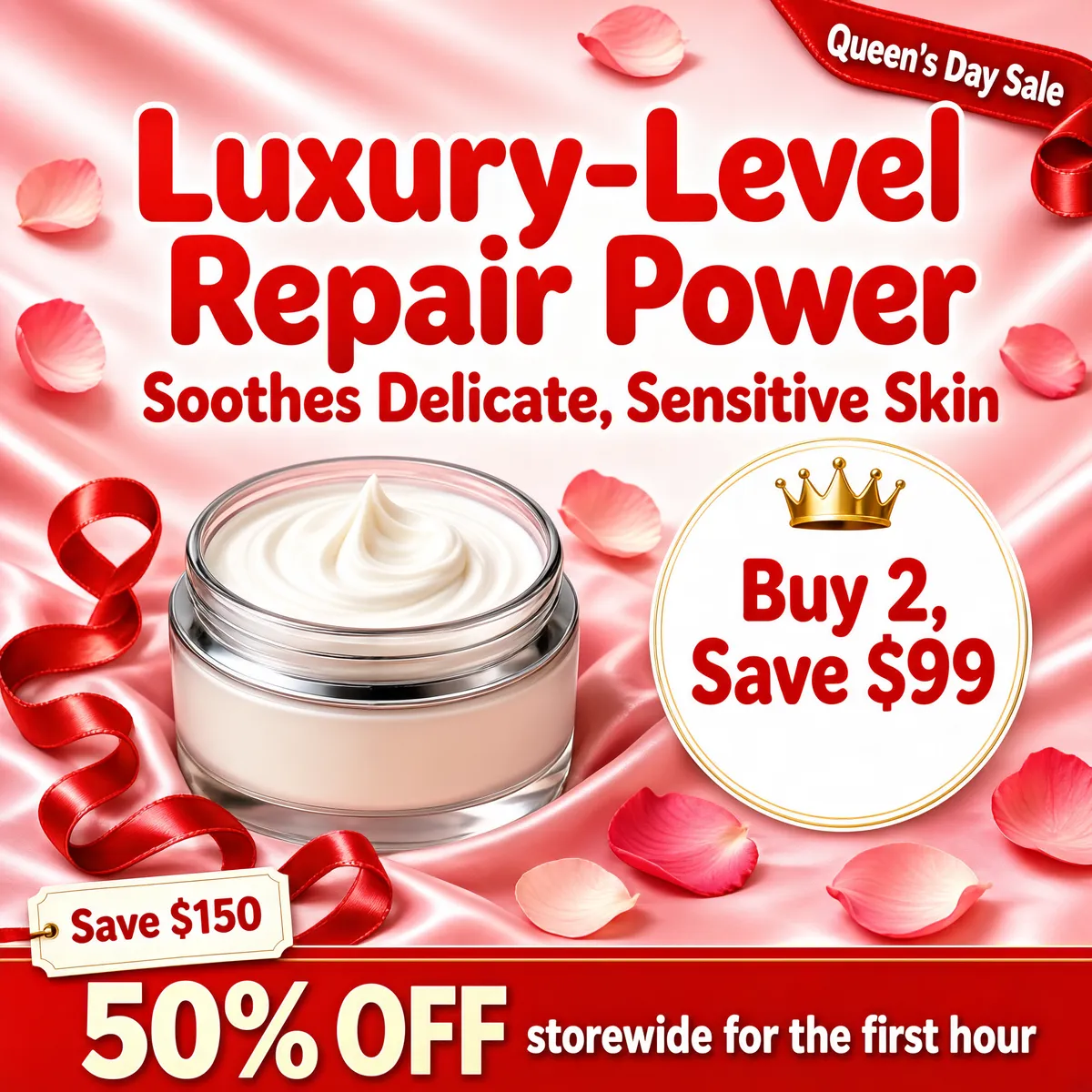 Luxury Cream Queen's Day Sale