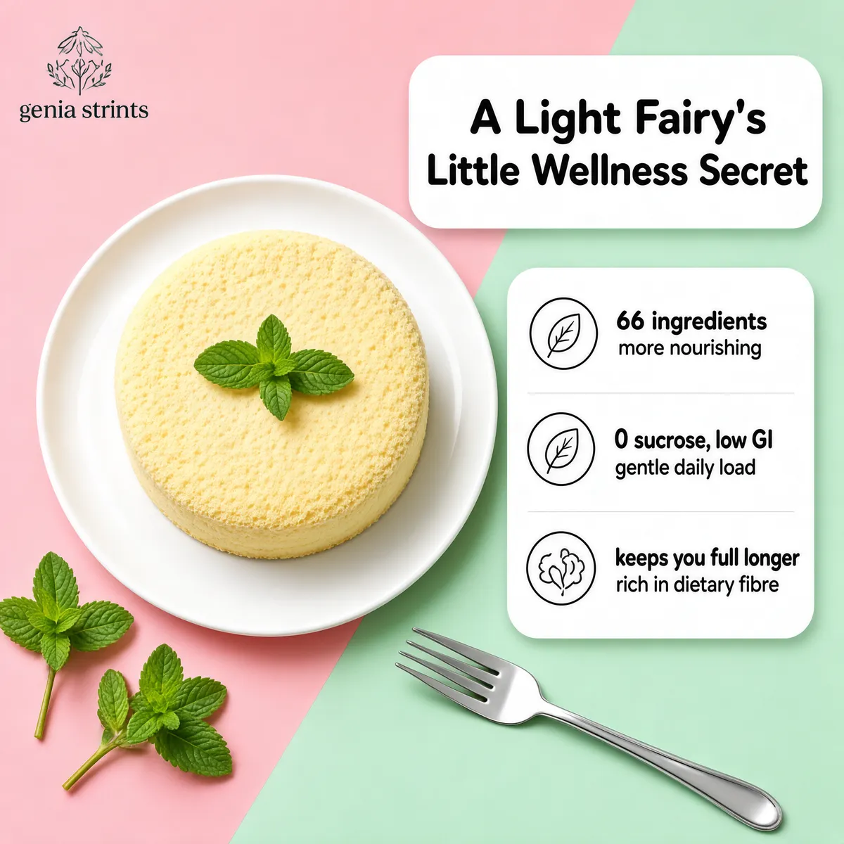 Japanese Sponge Cake Wellness Ad