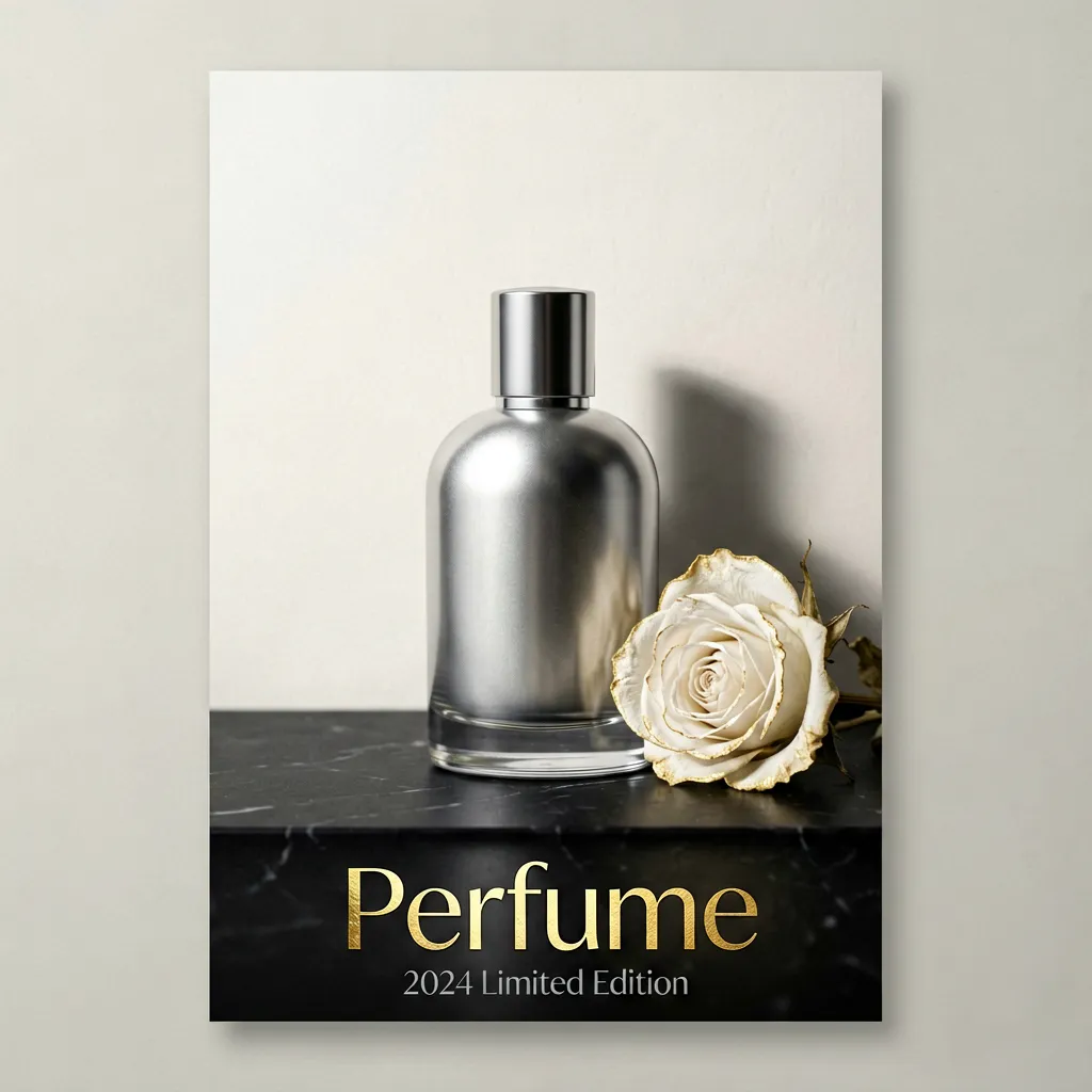 Minimalist Luxury Perfume Poster