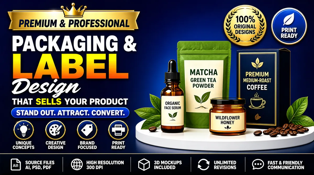 Premium Packaging Design Service Cover