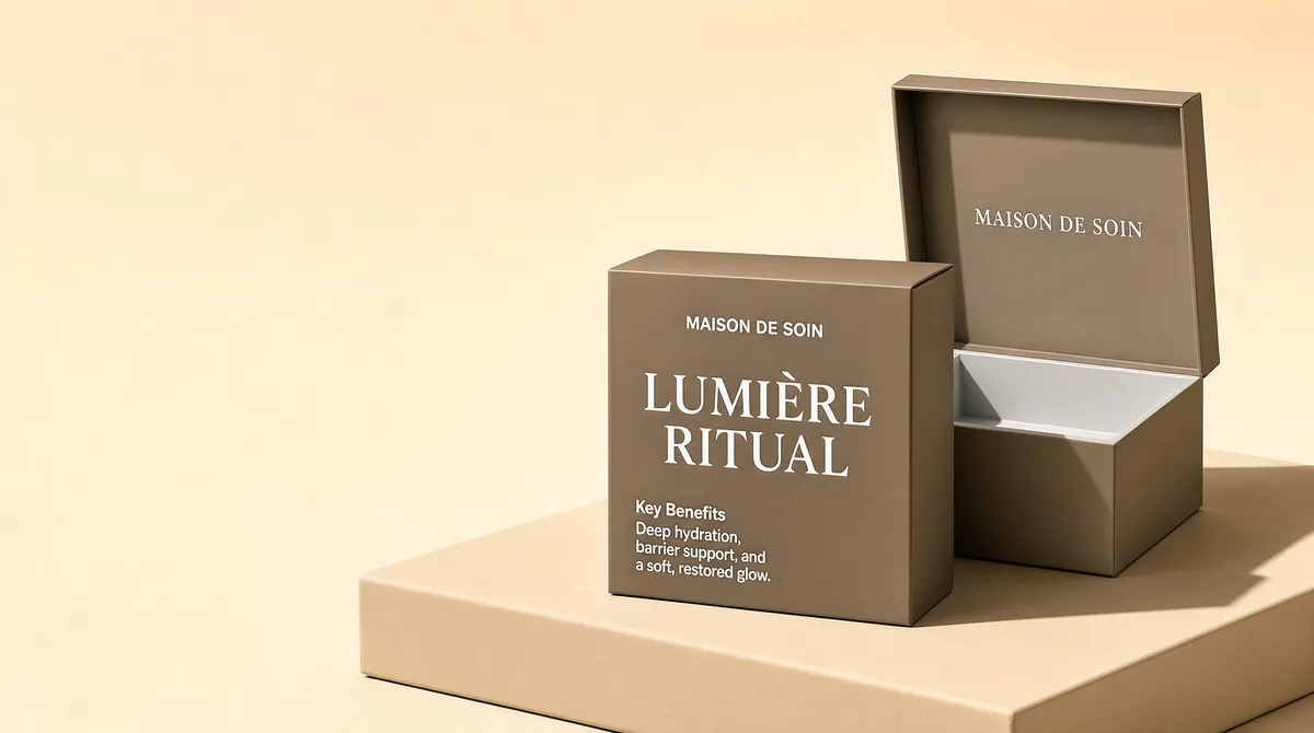 Premium Skincare Box Studio Mockup
