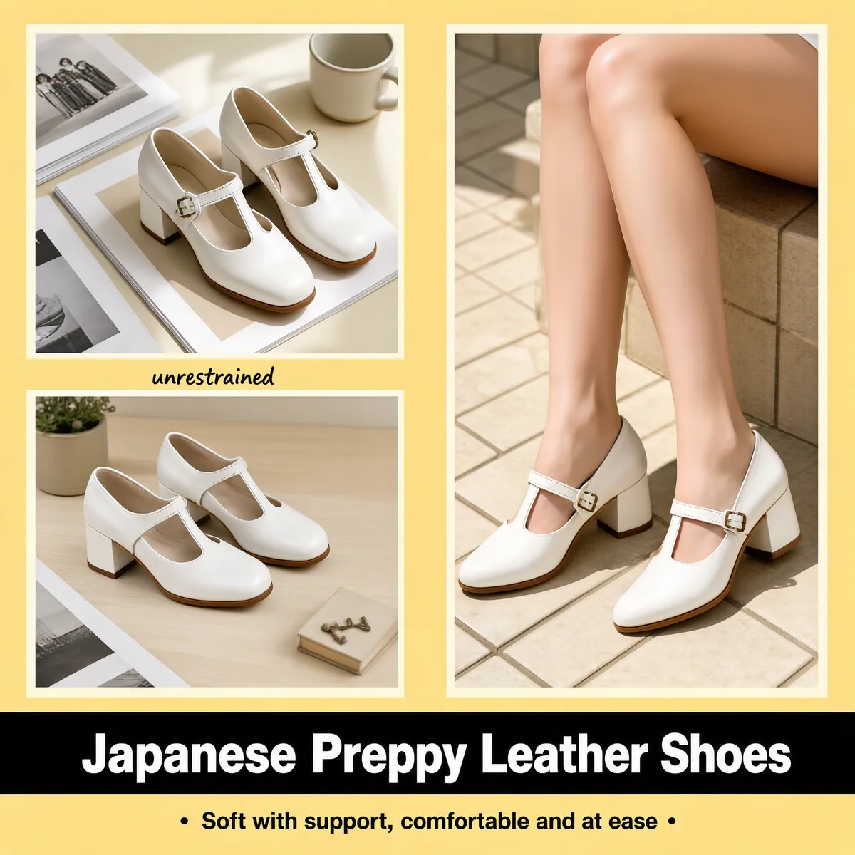 Japanese Preppy Leather Shoes Editorial
