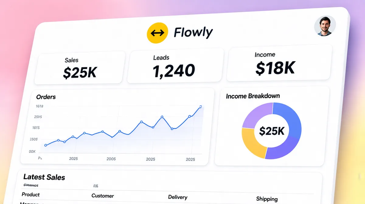 Modern SaaS Analytics Dashboard UI