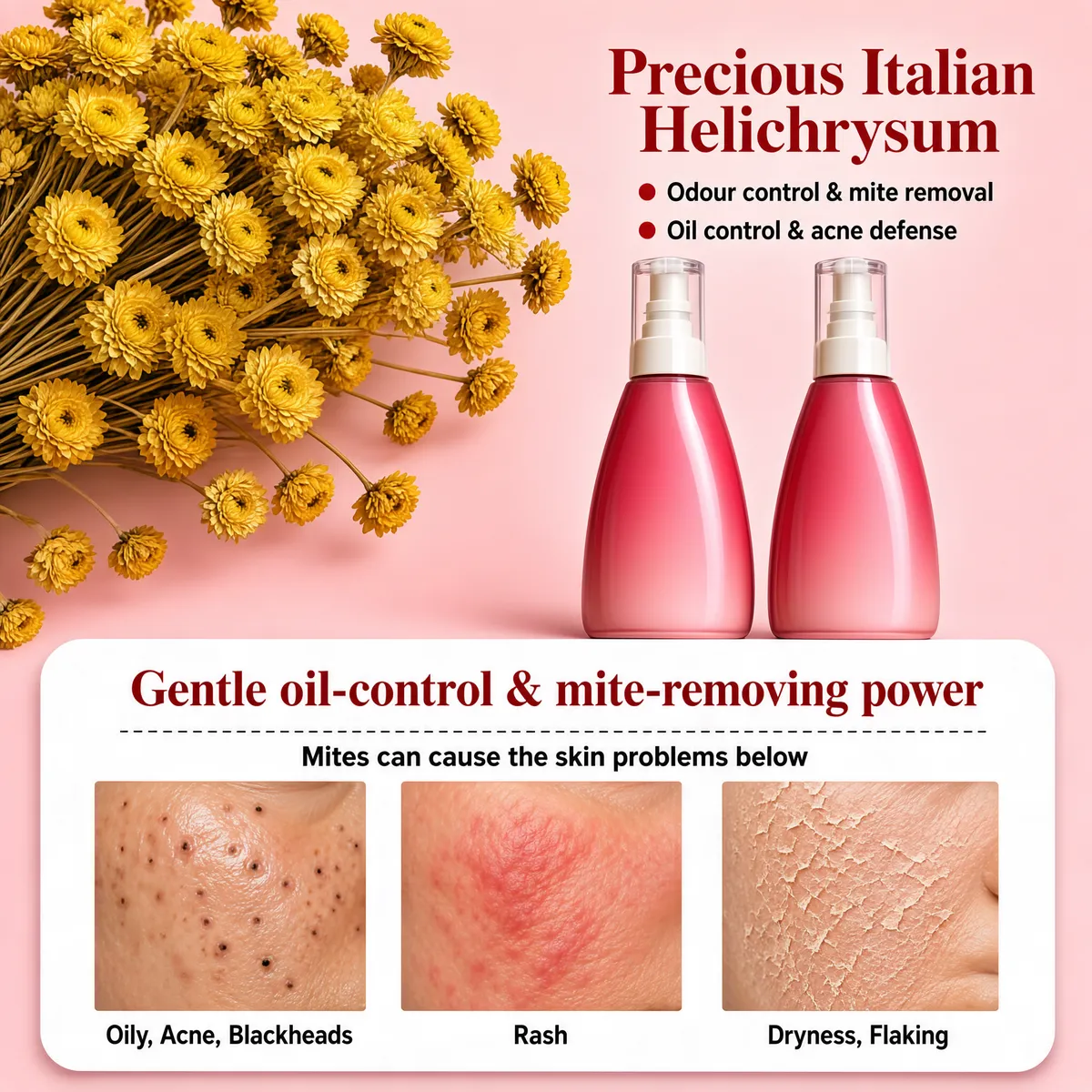 Helichrysum Skincare Product Showcase