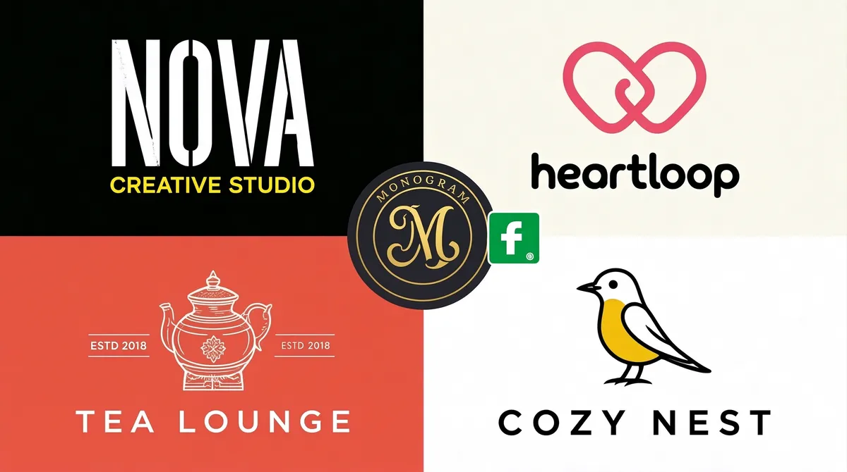 Minimal Logo Portfolio Grid Cover