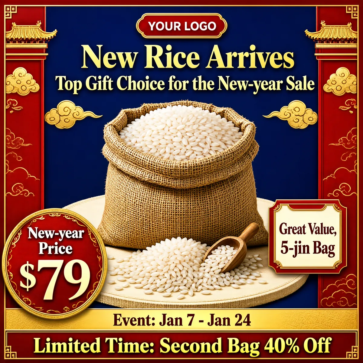 New Year Rice Promotion Sale