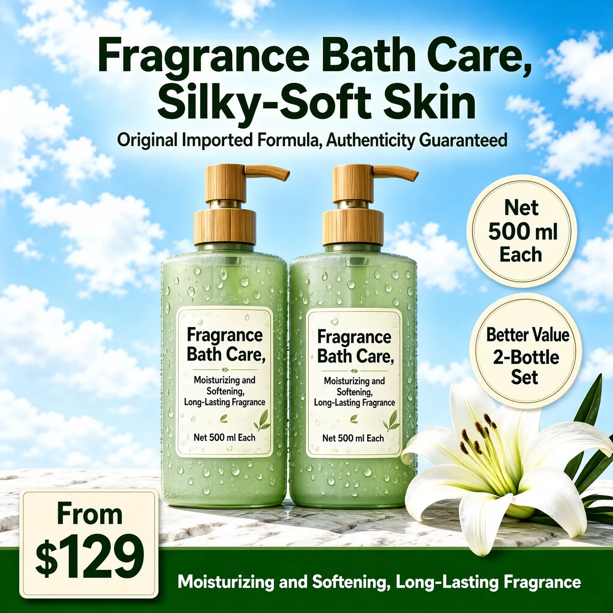 Fragrance Bath Care Silky Soft Skin