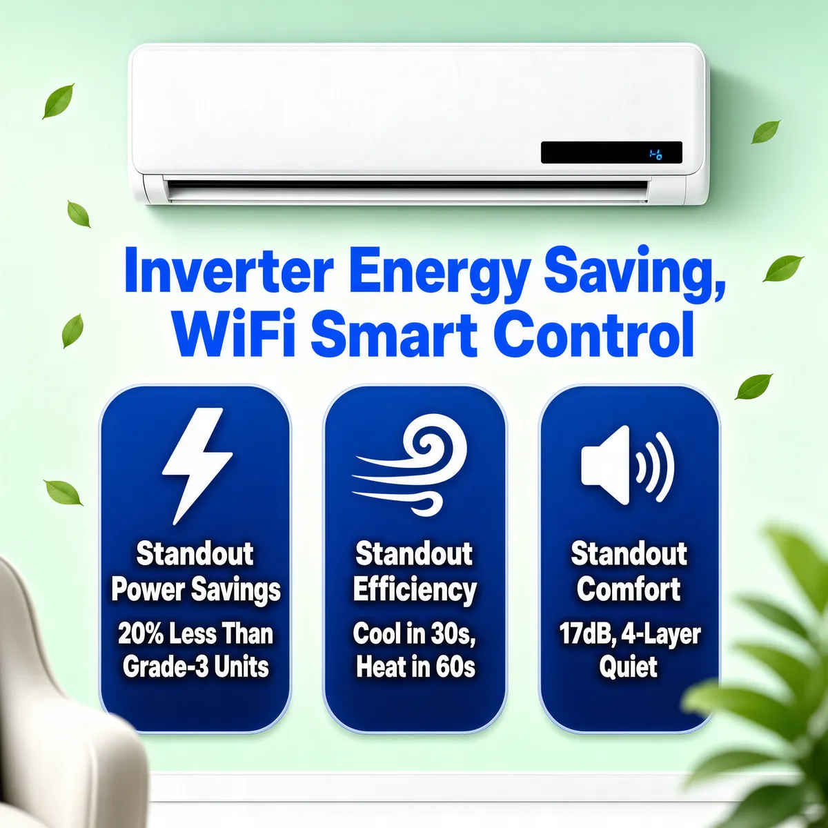 Smart Inverter AC Energy Saving