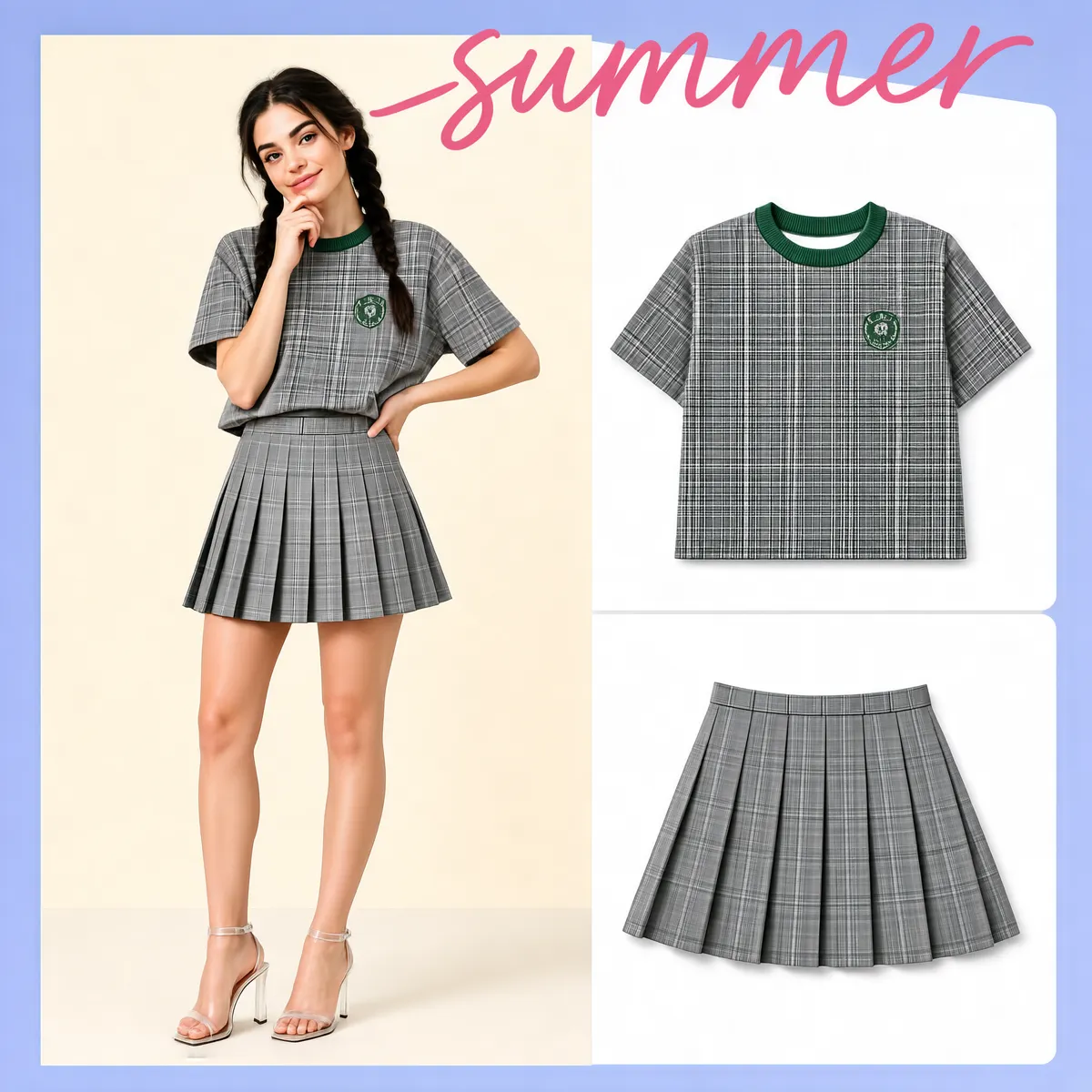 Soft Periwinkle Summer Fashion Lookbook