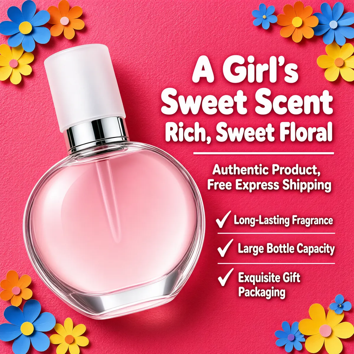 Sweet Floral Perfume Product Poster