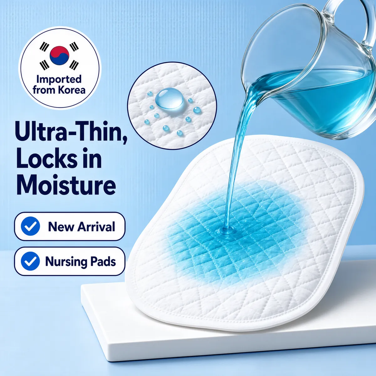 Ultra-Thin Korean Nursing Pads Absorbent