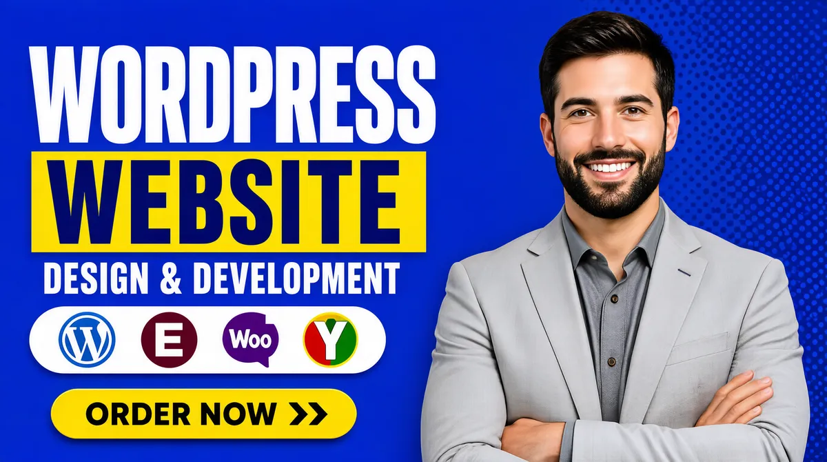 Professional WordPress Design Services Gig Banner