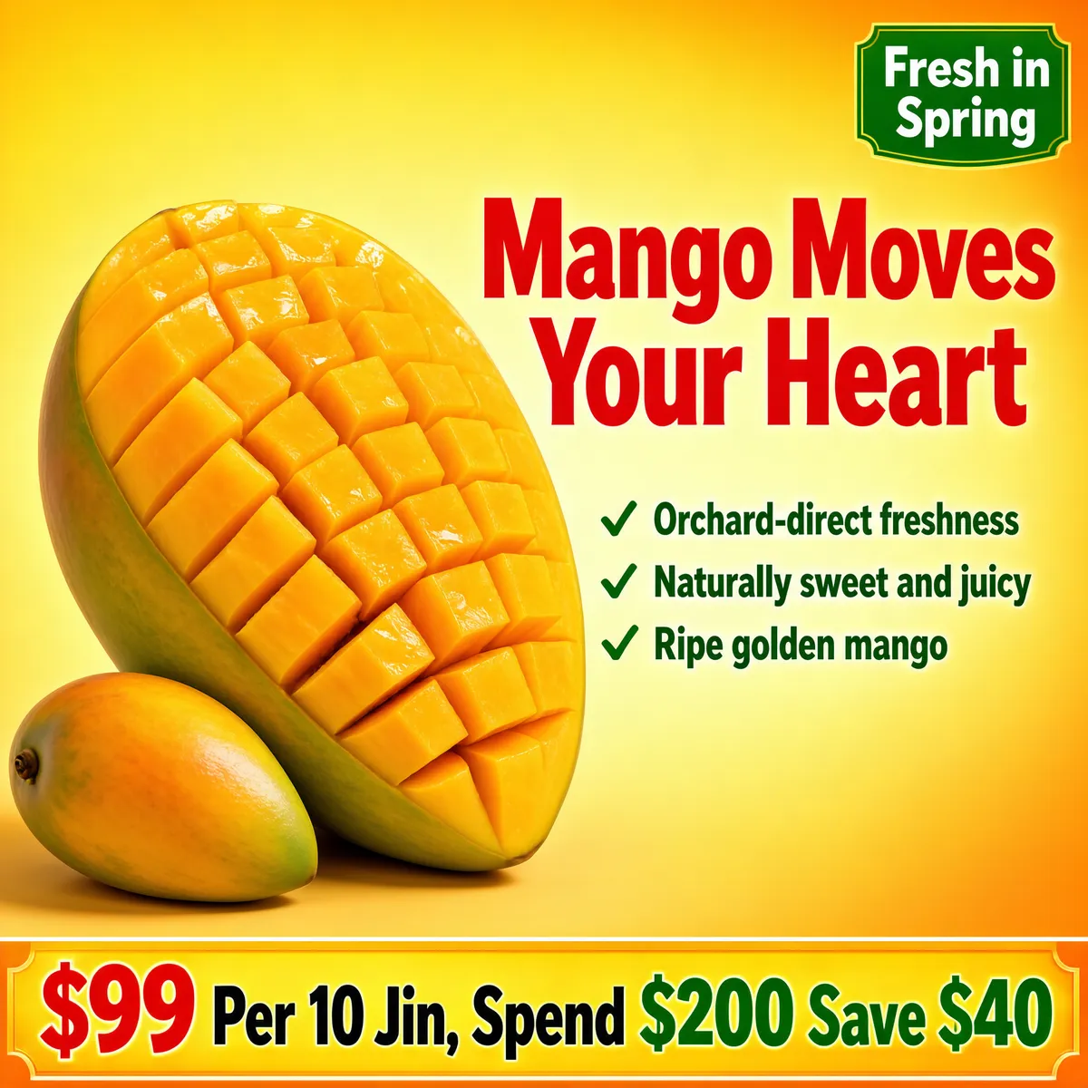 Fresh Mango Spring Promotion