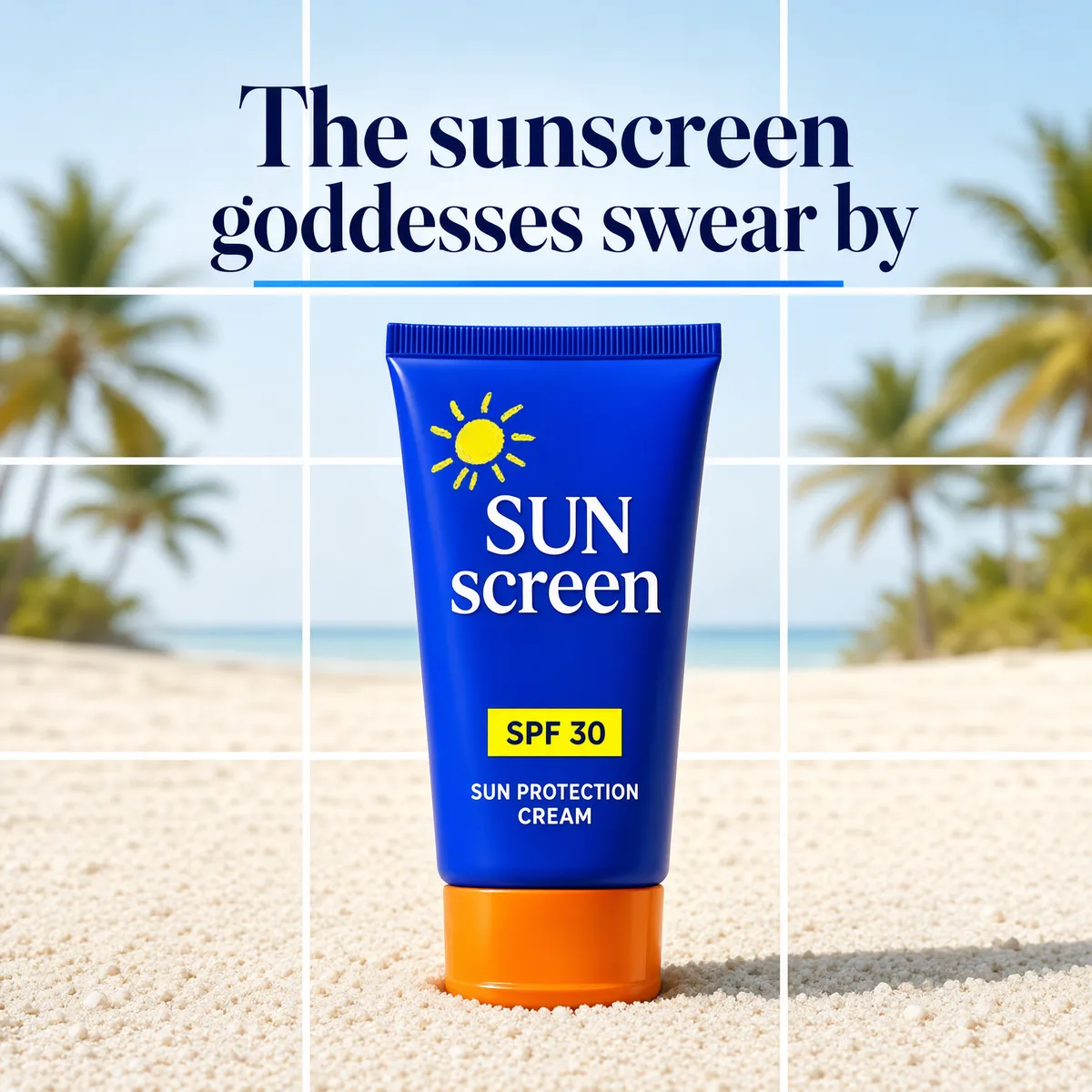Beach-Ready Sunscreen Product Shot