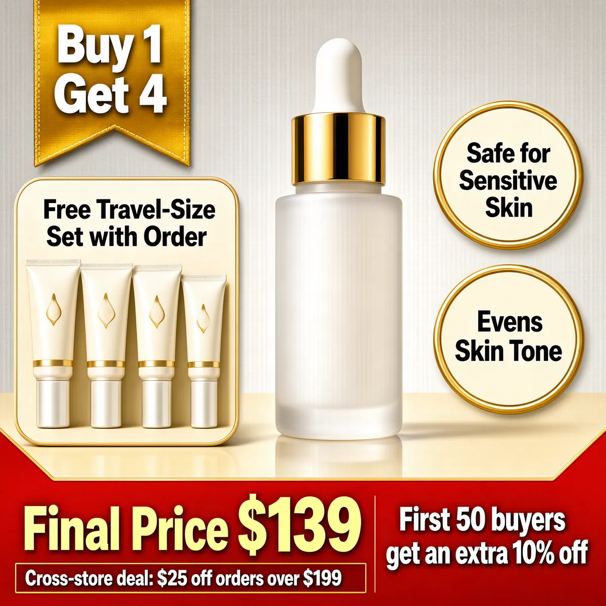 Buy 1 Get 4 Serum Promo