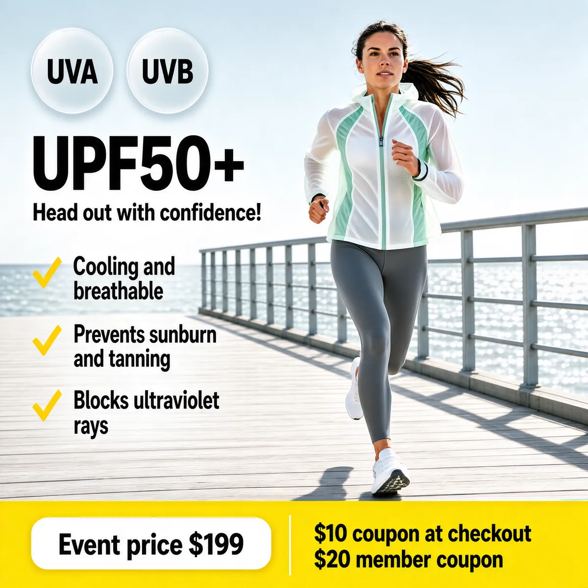 UPF50+ Sun Protection Jacket Promo