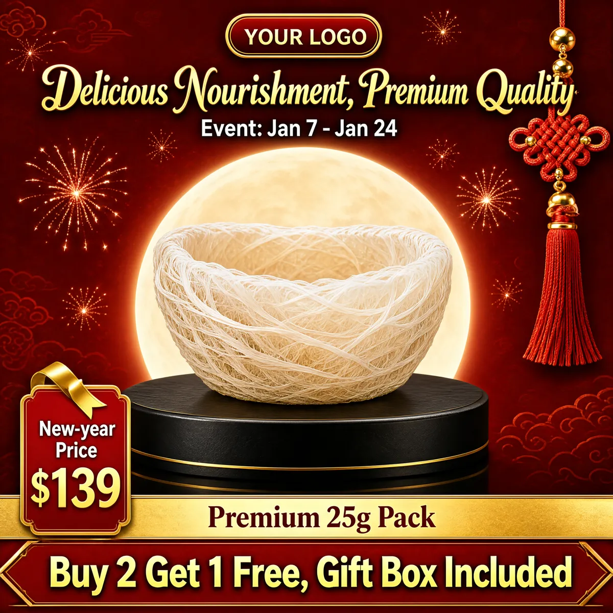 Luxurious Bird's Nest Tonic New Year Promo