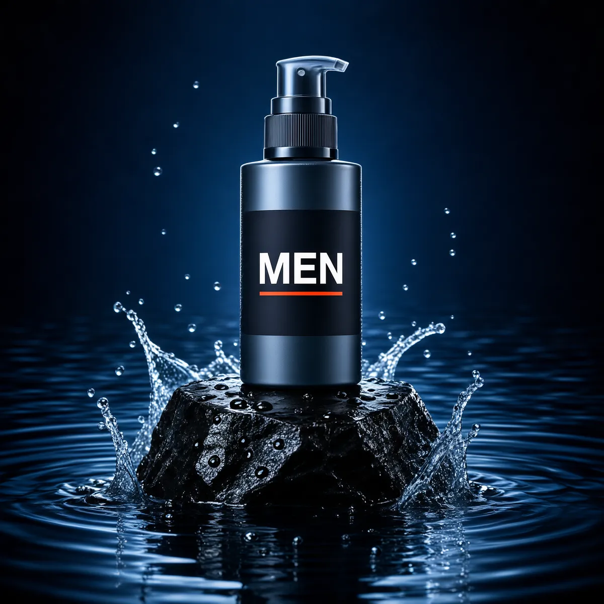 Men's Premium Skincare Serum Bottle