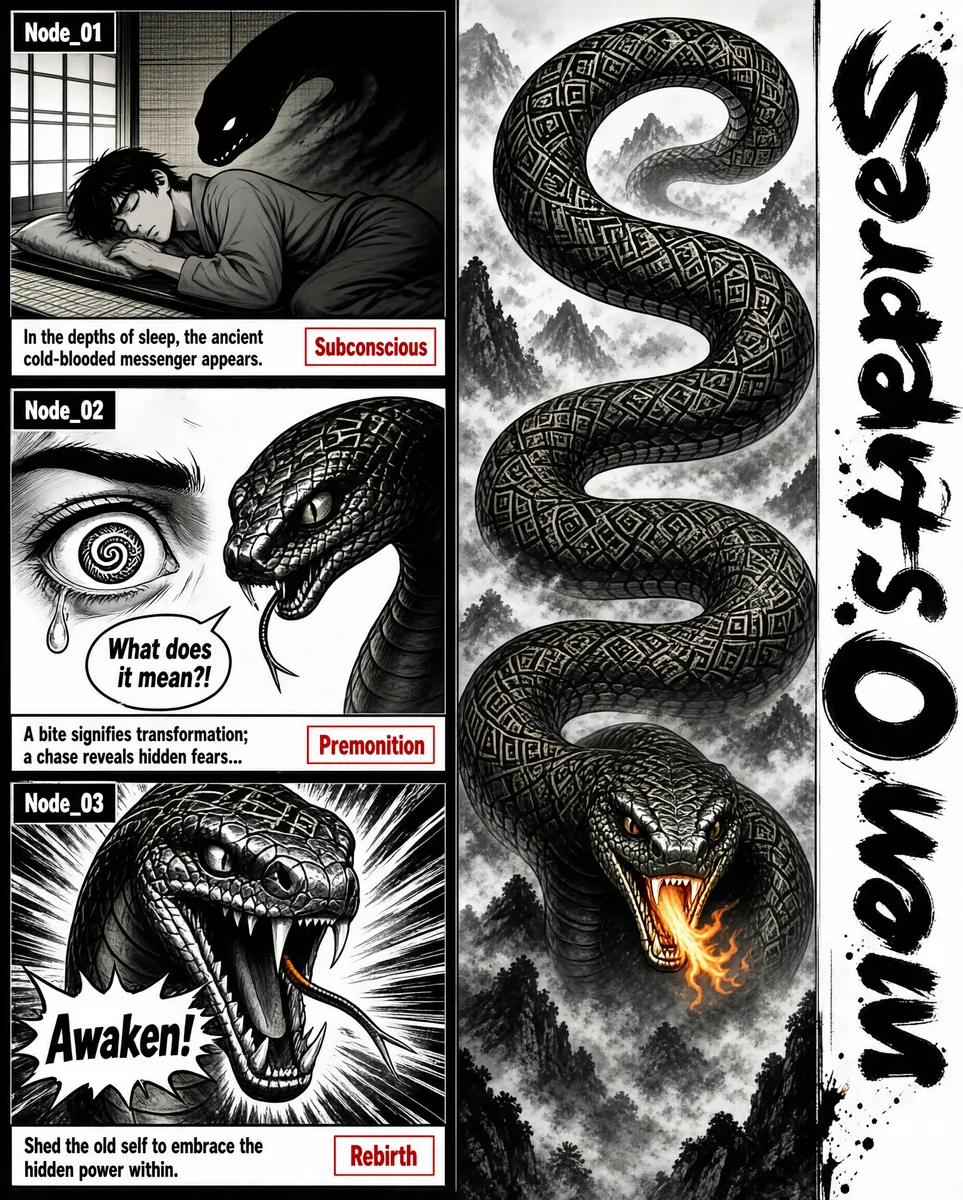 Serpent's Omen Manga Infographic