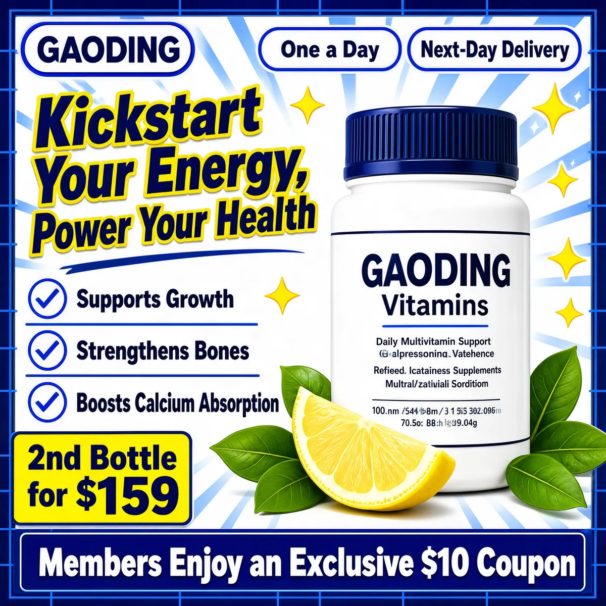 GAODING Multivitamins Pop-Art Promo