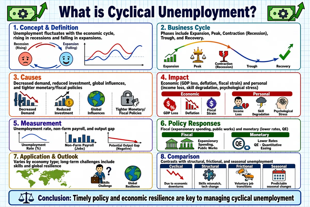 Cyclical Unemployment Infographic Guide