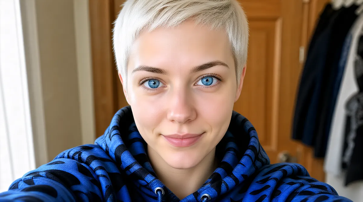 Casual Selfie-Style Gig Cover Portrait