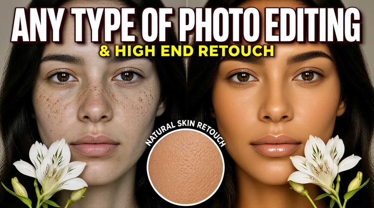 Beauty Before After Retouch Comparison Gig Cover
