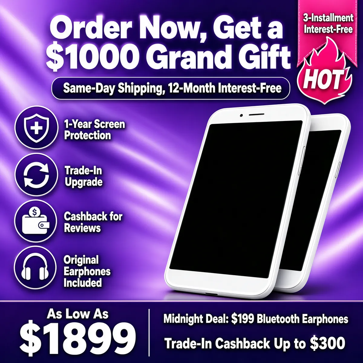Violet Tech Promo Smartphone Deal