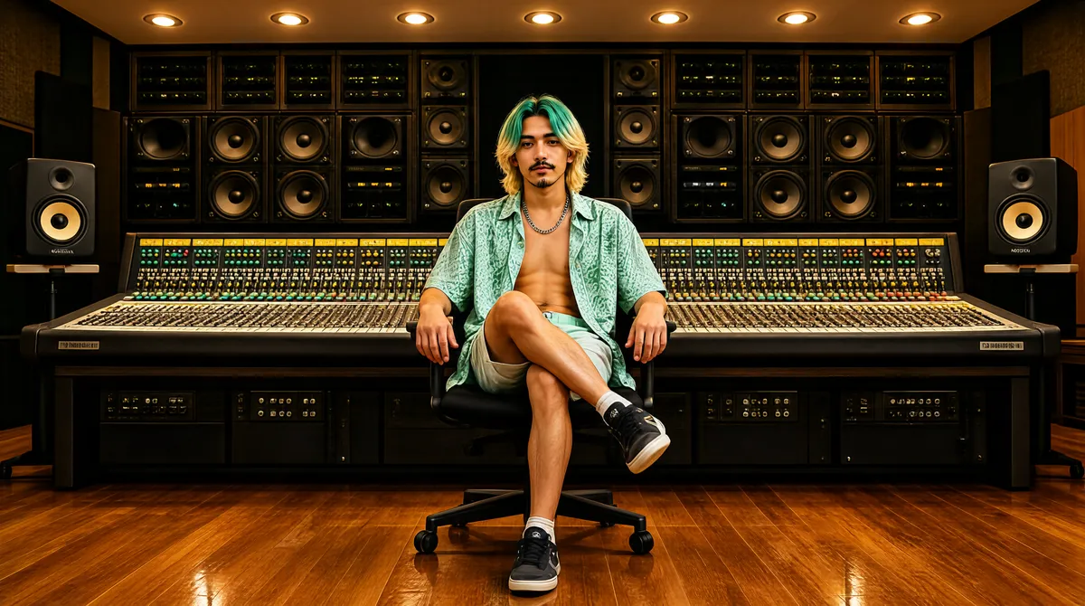 Music Producer Studio Portrait