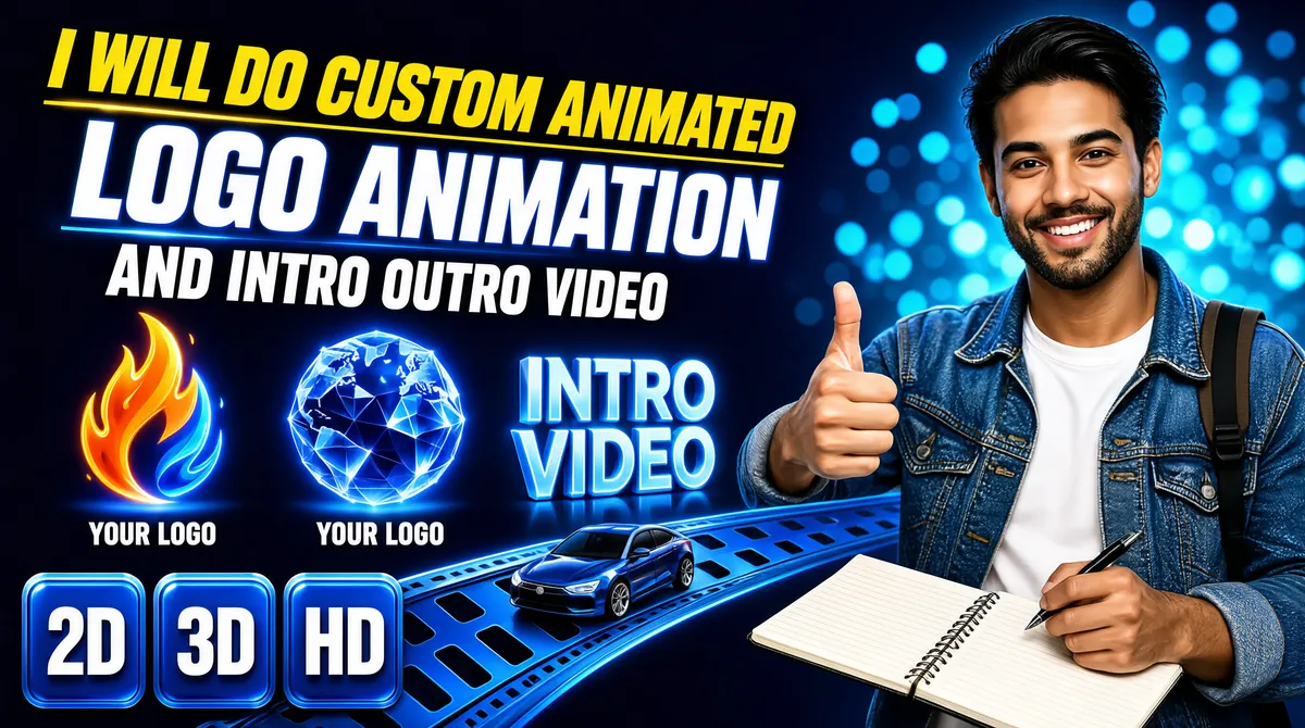 Custom Logo Animation Gig Cover