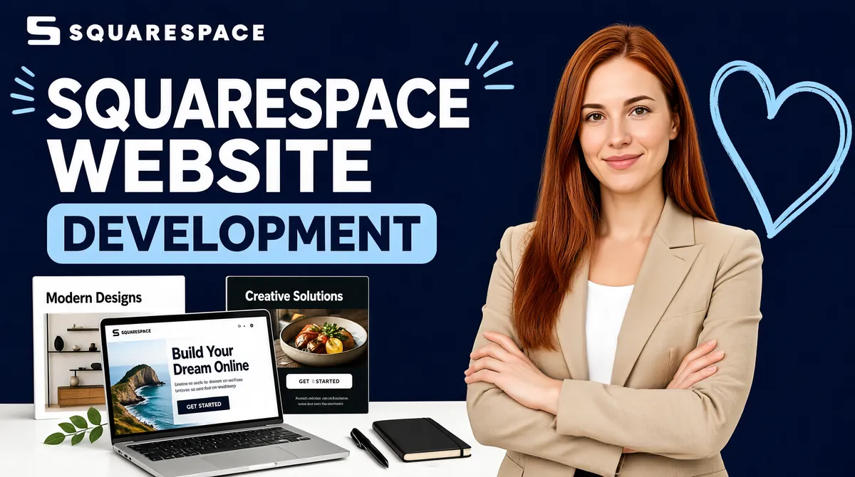 Professional Squarespace Website Development Gig Cover