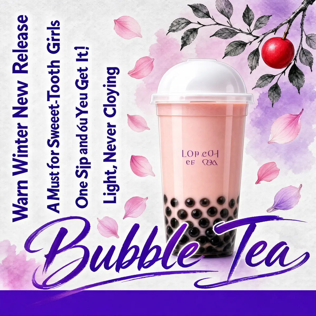 Warm Winter Bubble Tea