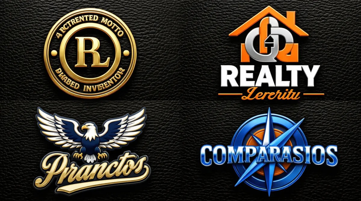 Premium 3D Logo Grid Cover Design