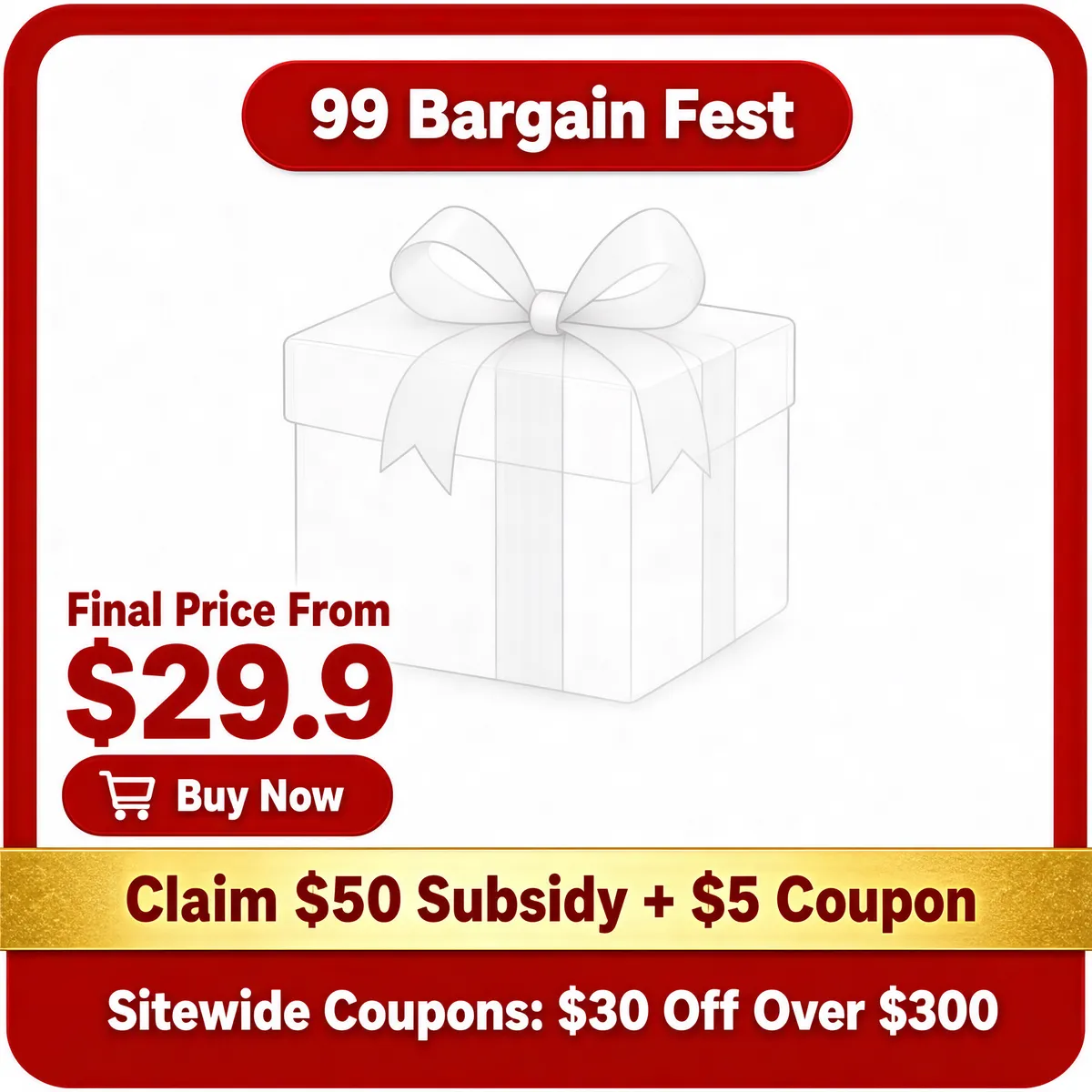 99 Bargain Fest Sale Promotion