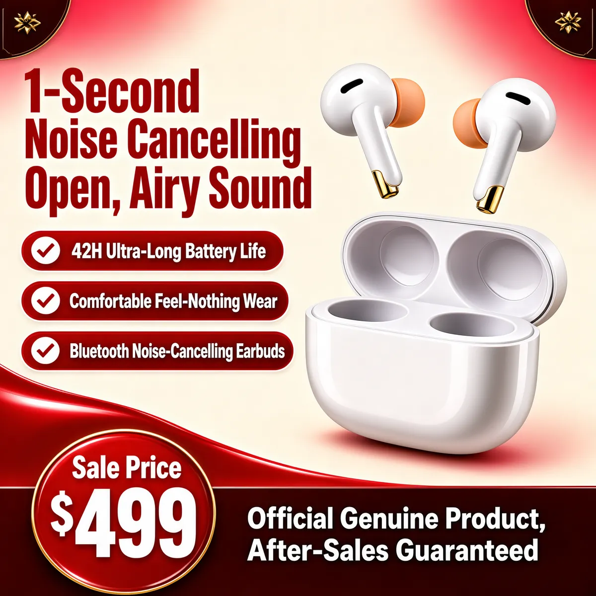 Wireless Earbuds Valentine Sale Promo