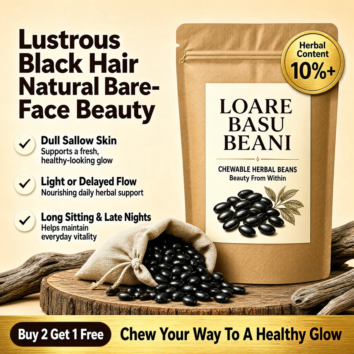 Herbal Black Bean Beauty Supplement
