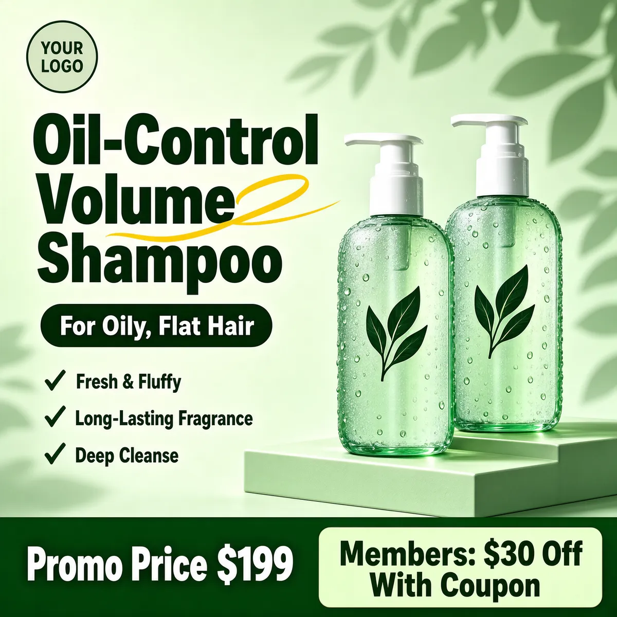 Botanical Oil-Control Volume Shampoo
