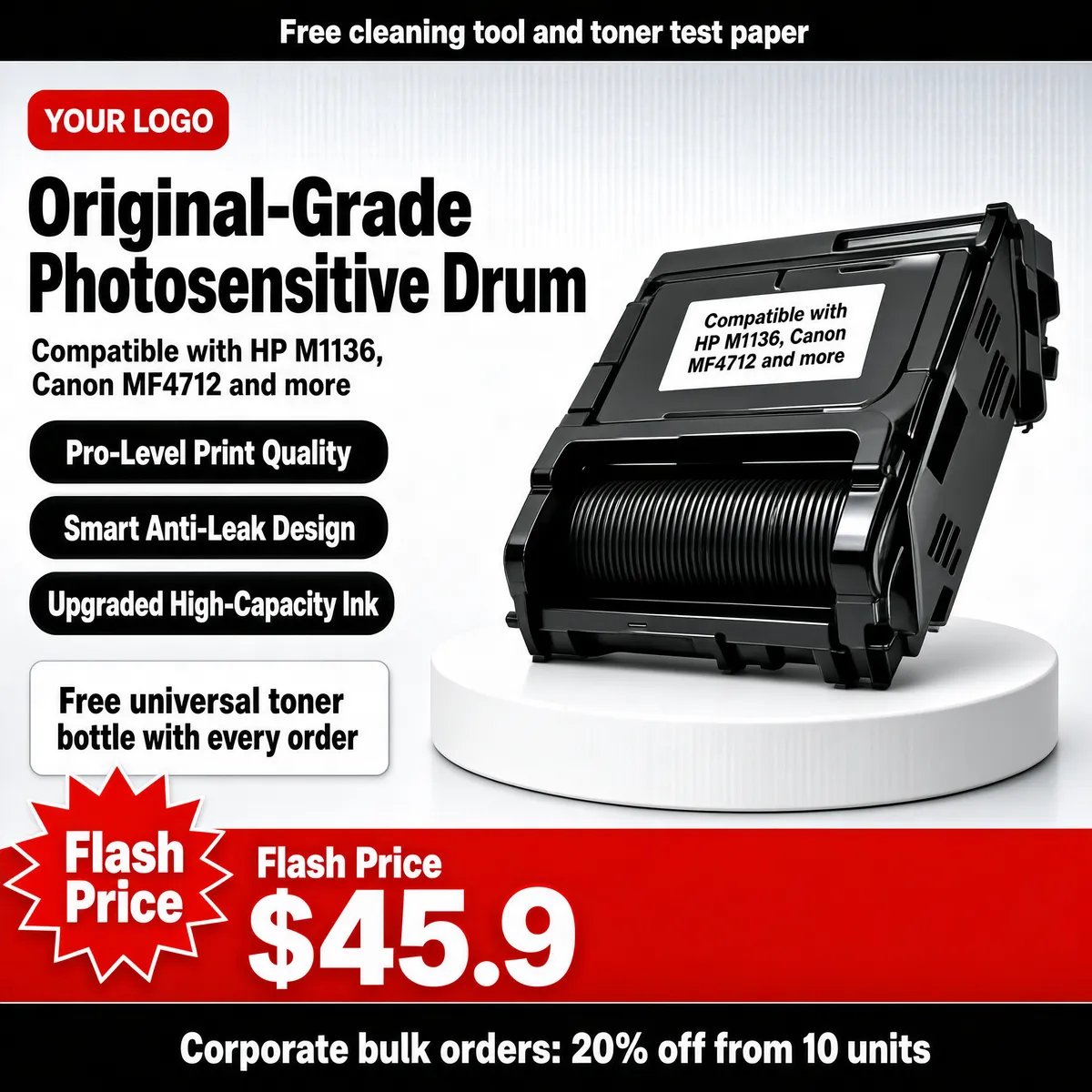 Premium Toner Cartridge Product Display
