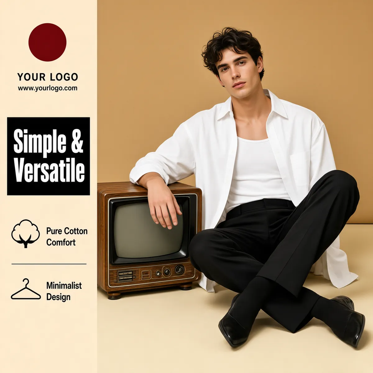 Retro Editorial Menswear Lookbook