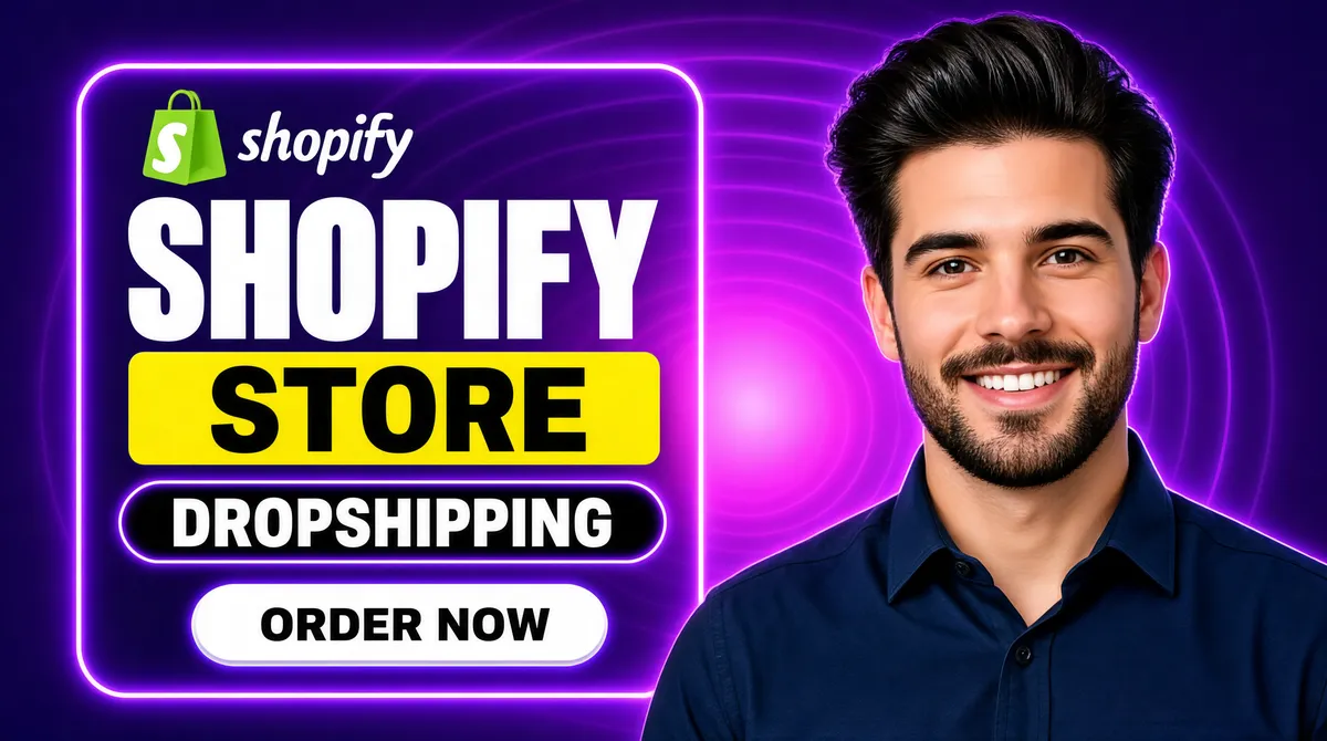 Shopify Dropshipping Fiverr Gig Cover