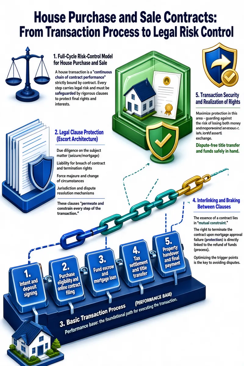 House Contract Legal Risk Control Infographic