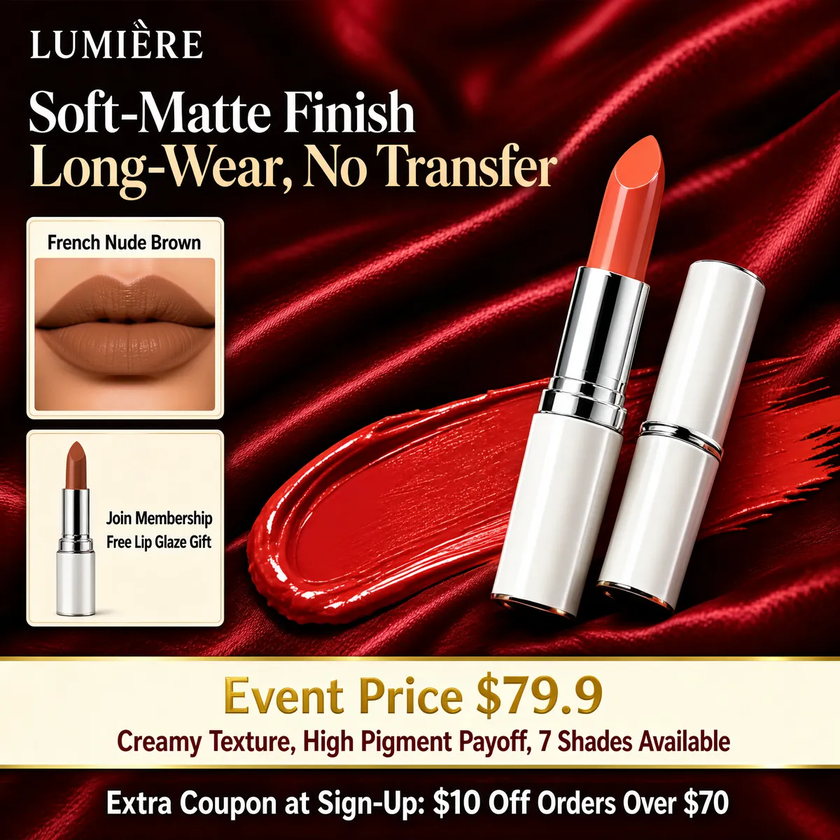 Soft-Matte Lipstick Luxury Collection