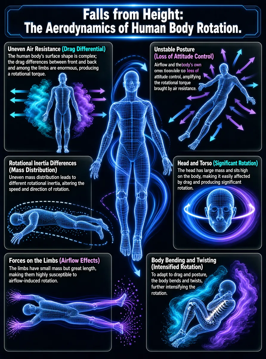 Aerodynamics of Human Body Rotation
